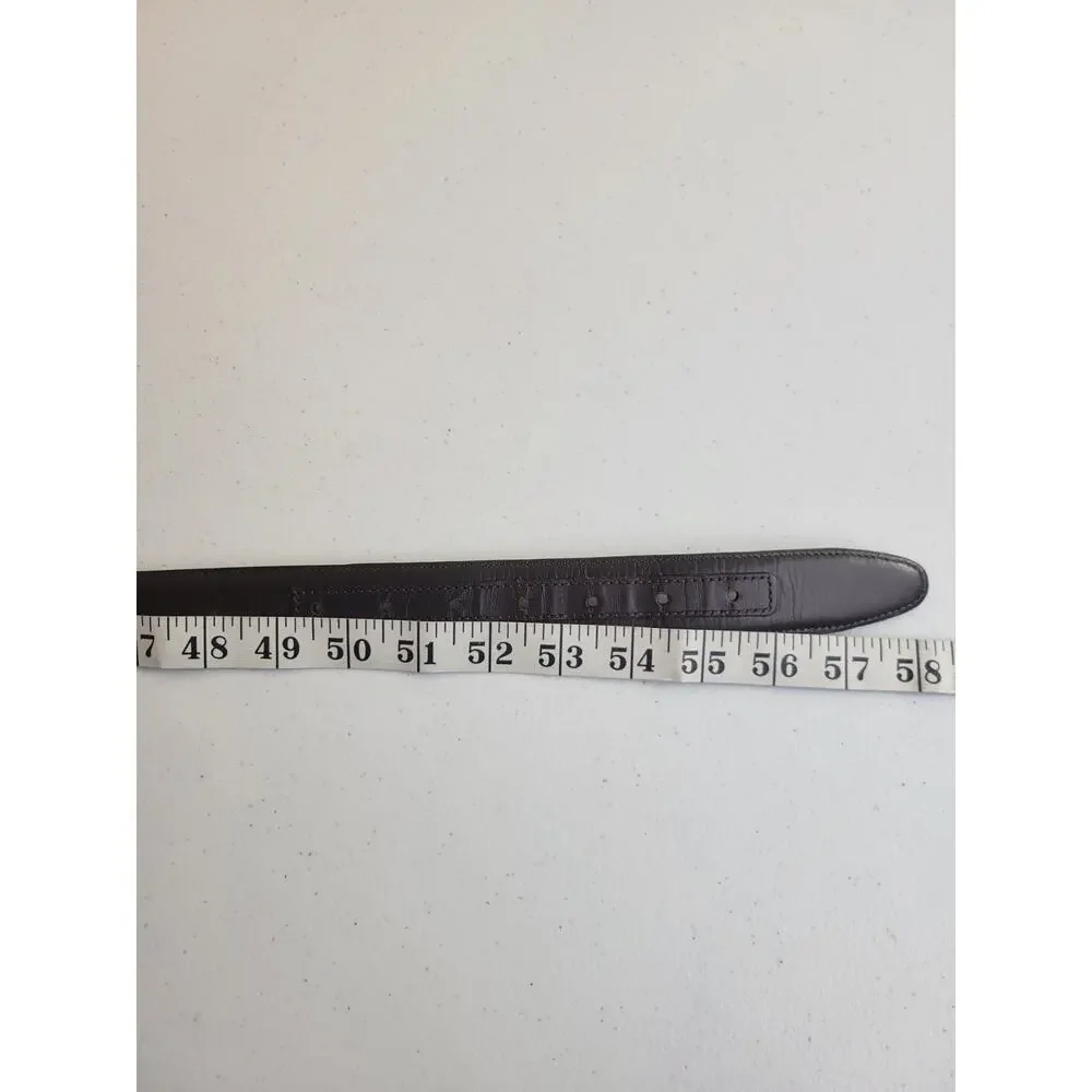 Ale Black Belt Genuine Leather Formal Business Career‎ Casual Men's Size 50